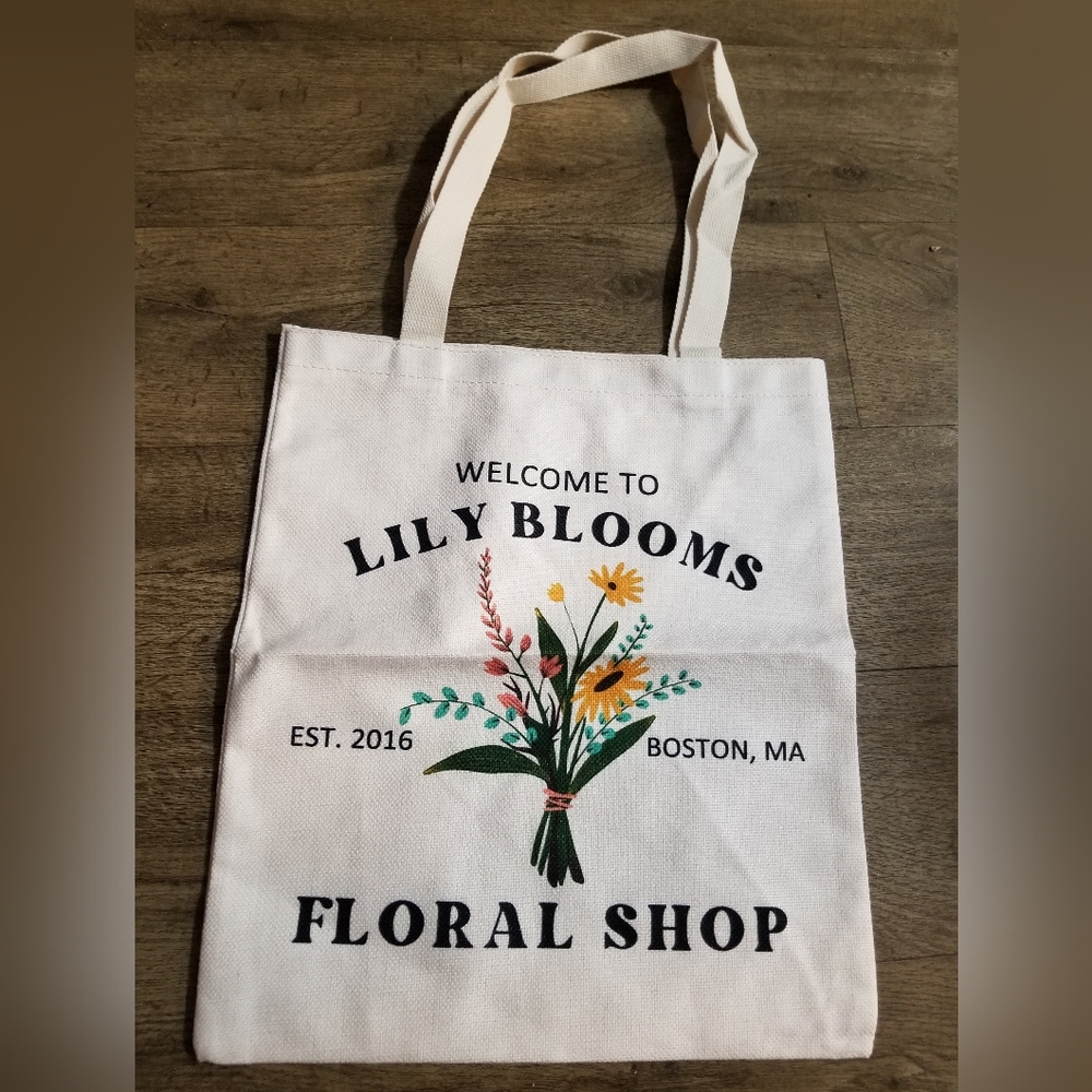 Floral Shop Canvas Tote Bag